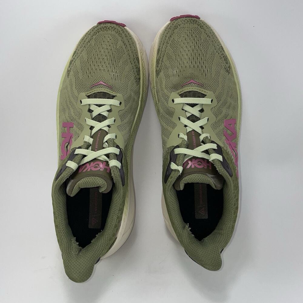 Hoka One One Challenger ATR 7 Trail Running Shoes Womens Size 9D Wide Olive - Picture 4 of 11